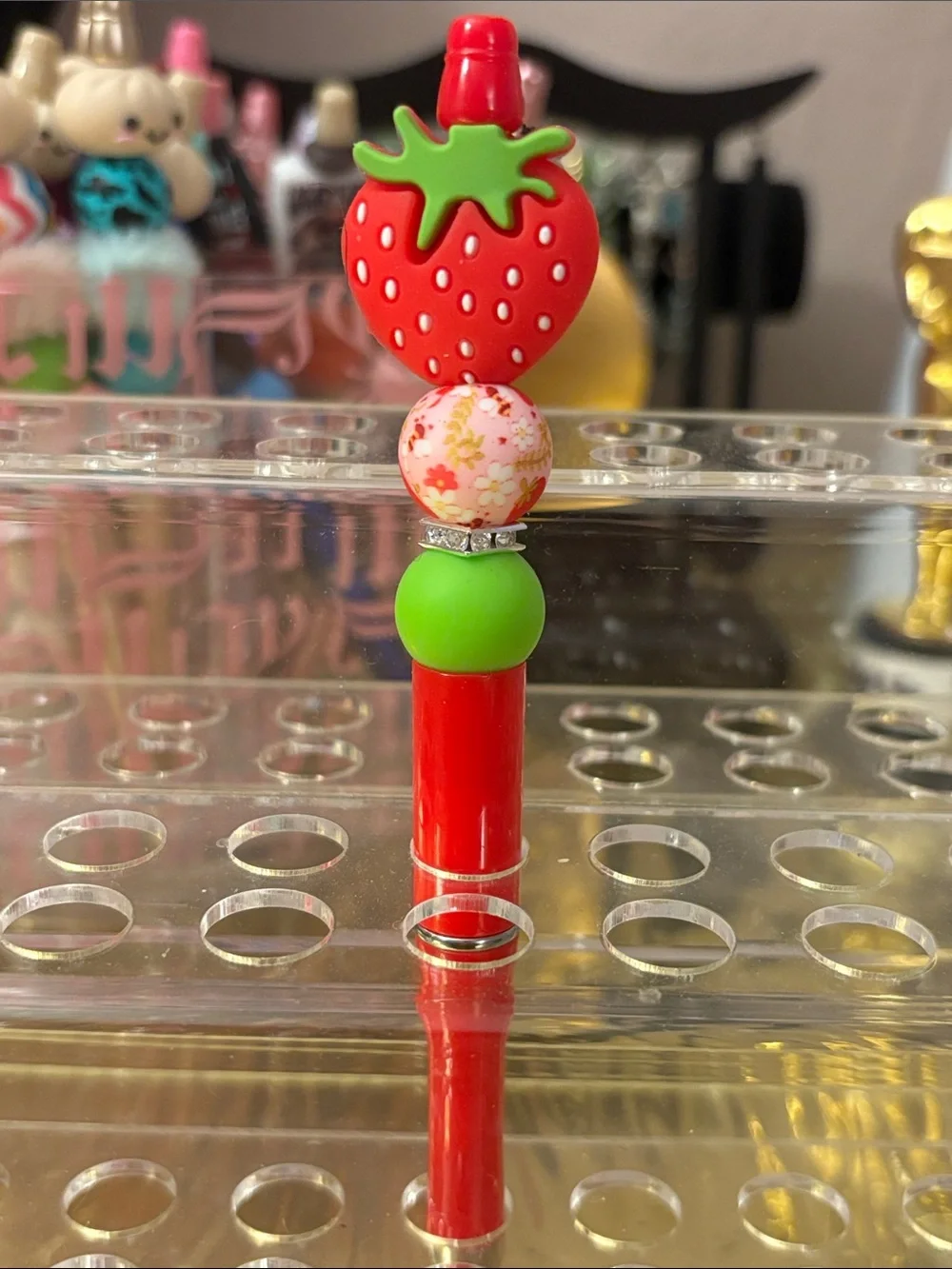 Strawberry🍓Handcrafted Pen
